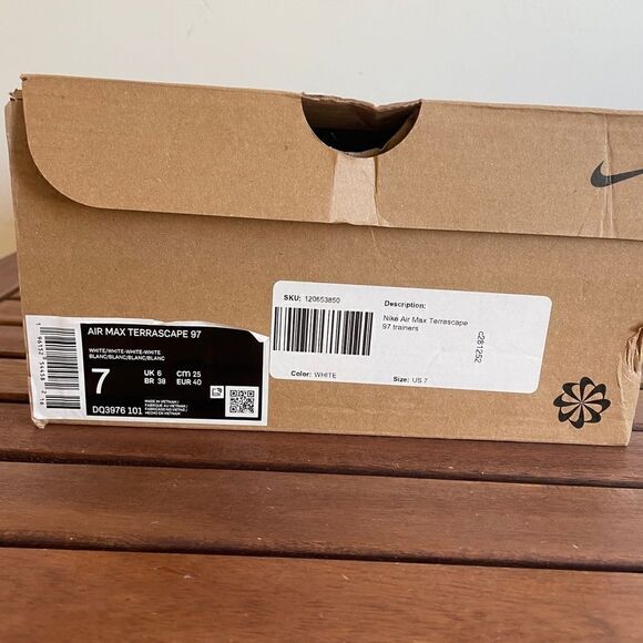 Nike Air Max Terrascape 97 White Men Size 7/Women Size 8.5(DQ3976-101)MSRP$185 - Picture 14 of 15